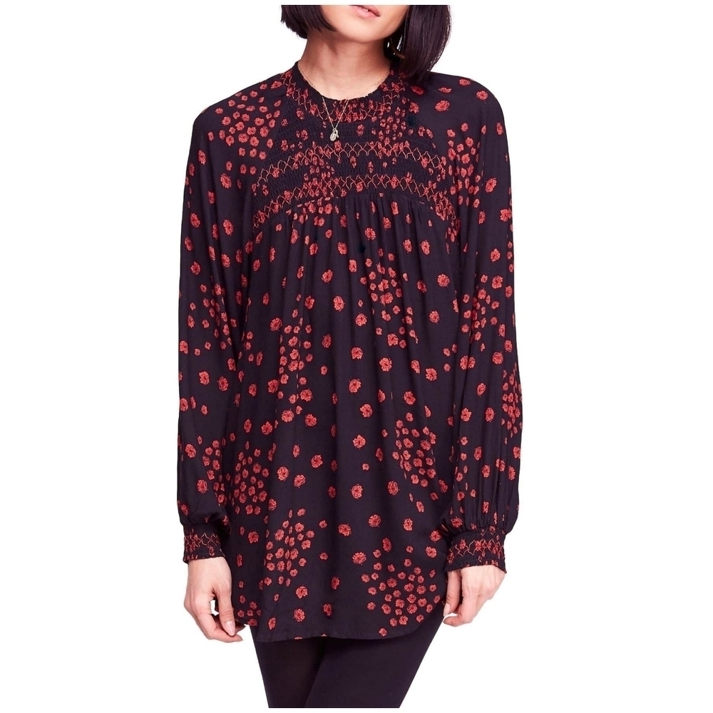 Free People "Flowers in the Hair" Smock Tunic ‐ L